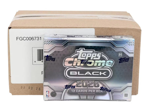 2025/26 Topps Chrome Black Basketball Hobby