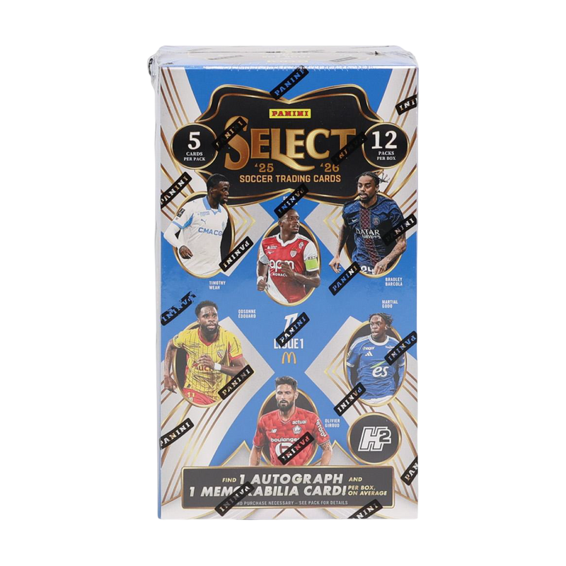 #5 2025/26 Panini Select Ligue 1 Soccer H2 Box and Case