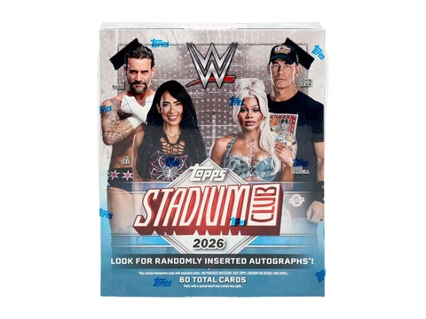 2026 Topps Stadium Club WWE Wrestling Mega