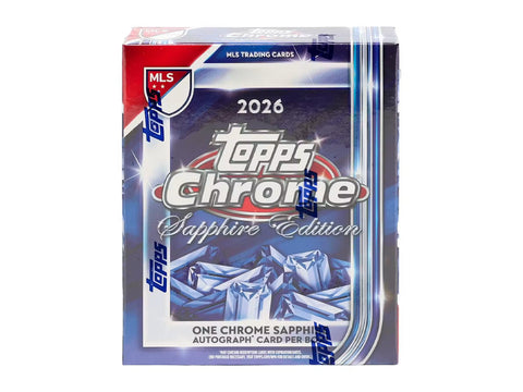 2026 Topps Chrome MLS Soccer Sapphire Edition