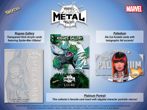 Marvel Spider-Man Metal Universe Trading Cards Pack (Upper Deck 2021)