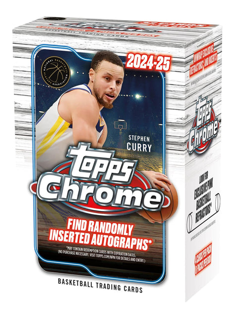 2024/25 Topps Chrome Basketball 8-Pack Blaster
