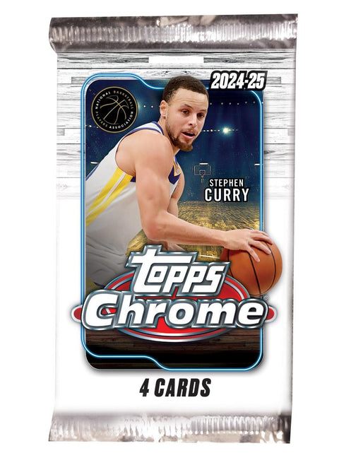 2024/25 Topps Chrome Basketball 8-Pack Blaster
