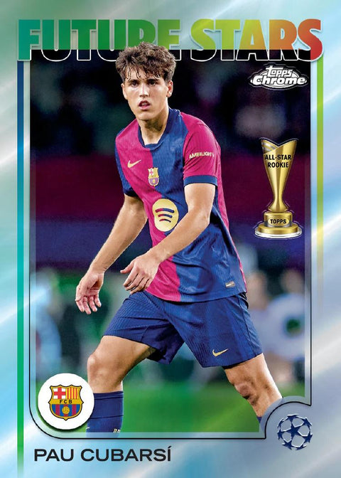 2024/25 Topps Chrome UEFA Club Competitions Soccer Hobby