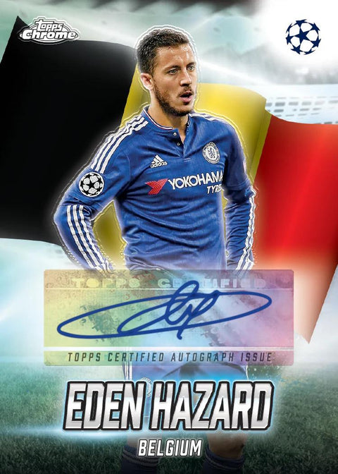 2024/25 Topps Chrome UEFA Club Competitions Soccer Hobby Jumbo