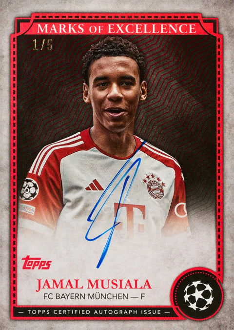 2024/25 Topps Chrome UEFA Club Competitions Soccer Hobby Jumbo
