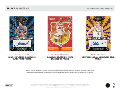 2024/25 Panini Select Basketball Mega (Red & Purple Cracked Ice!)