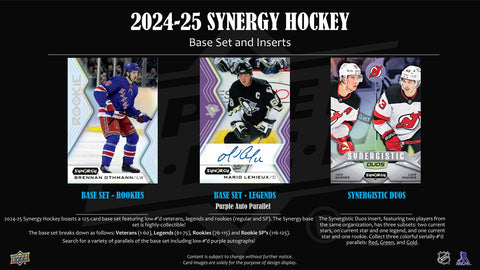 2024/25 Upper Deck Synergy Hockey Hobby Pack