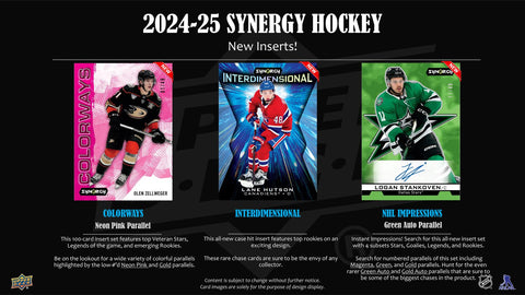 2024/25 Upper Deck Synergy Hockey Hobby Pack