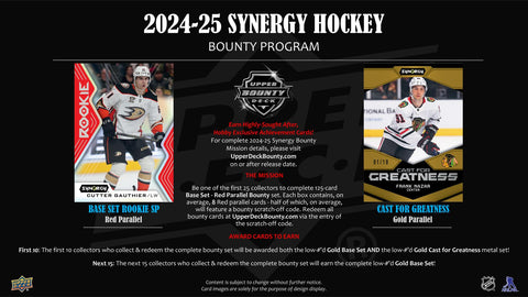 2024/25 Upper Deck Synergy Hockey Hobby Pack