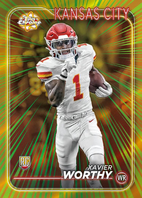 2024 Topps Chrome Football Hobby Pack