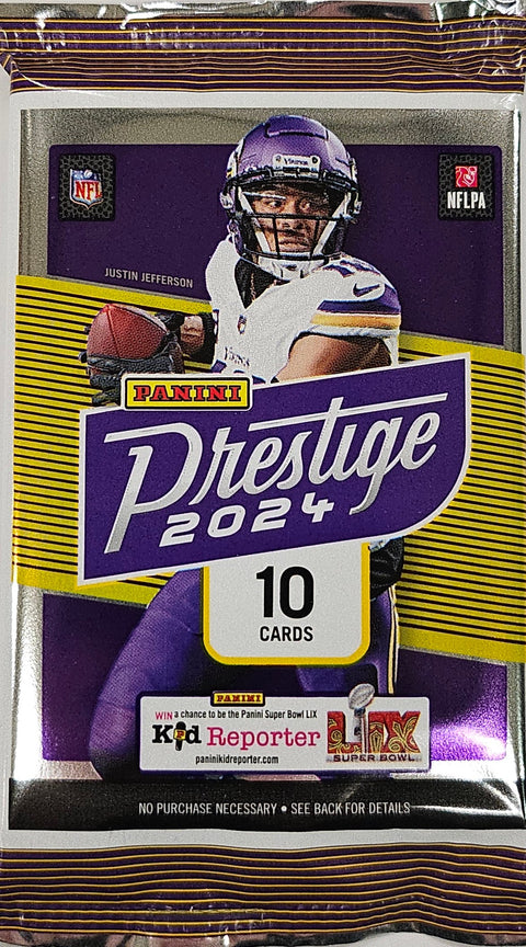 2024 Panini Prestige Football 24-Pack Retail Box
