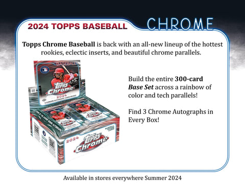 2024 Topps Chrome Baseball Hobby Jumbo Pack