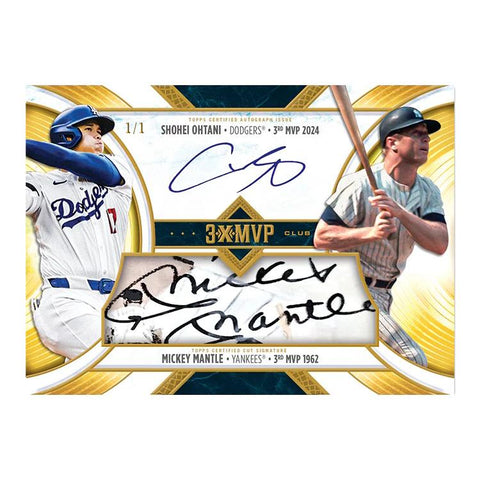 2025 Topps Welcome to the Club: 3X MVP Baseball