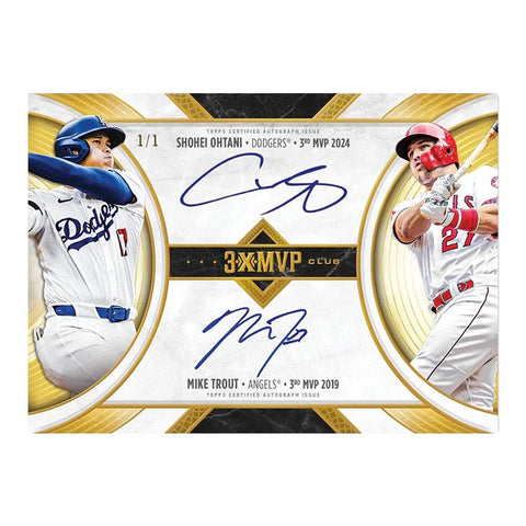 2025 Topps Welcome to the Club: 3X MVP Baseball