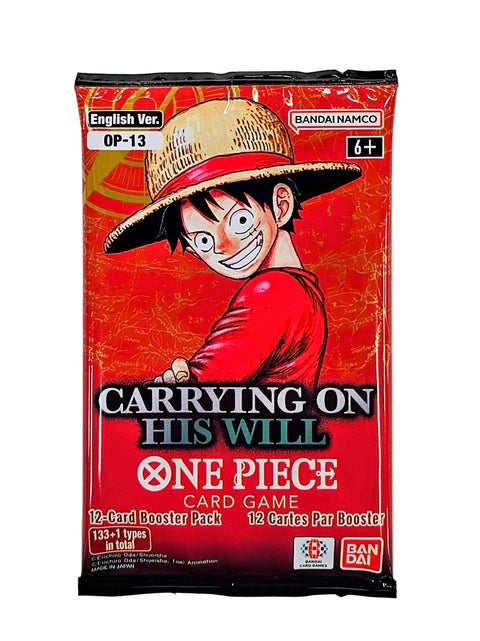 One Piece TCG Carrying On His Will (OP-13) Booster