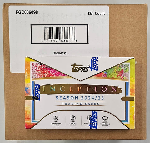 2024/25 Topps Inception UEFA Club Competitions Soccer Hobby