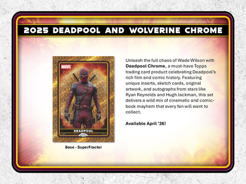 2025 Topps Deadpool Chrome 7-Pack Blaster