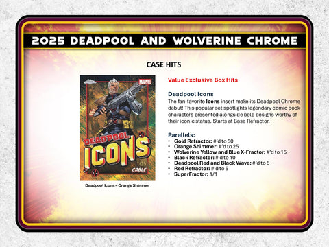2025 Topps Deadpool Chrome 7-Pack Blaster