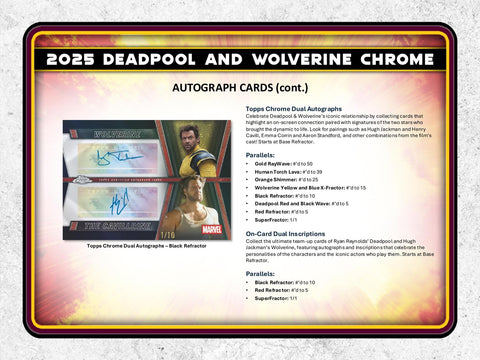 2025 Topps Deadpool Chrome 7-Pack Blaster