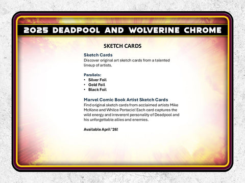 2025 Topps Deadpool Chrome Hobby