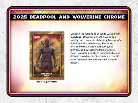 2025 Topps Deadpool Chrome Hobby