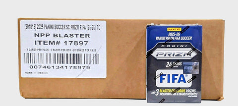 2025/26 Panini Prizm FIFA Soccer 6-Pack Blaster Box