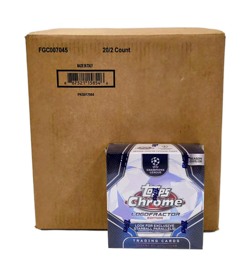 2025/26 Topps Chrome UEFA Club Competitions Soccer Logofractor Edition