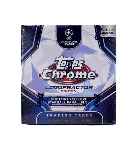 2025/26 Topps Chrome UEFA Club Competitions Soccer Logofractor Edition