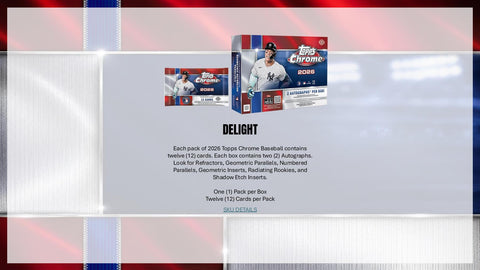 2026 Topps Chrome Baseball Hobby Jumbo