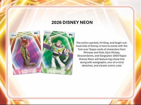 2026 Topps Disney Neon 7-Pack Blaster