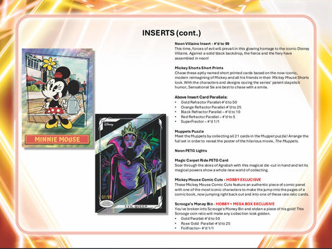 2026 Topps Disney Neon 7-Pack Blaster