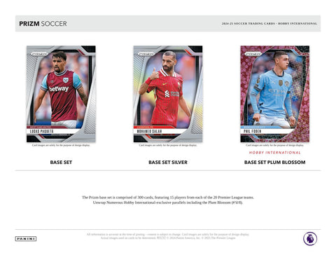 2024/25 Panini Prizm Premier League EPL Soccer International Hobby