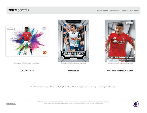 2024/25 Panini Prizm Premier League EPL Soccer International Hobby