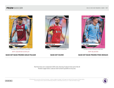 2024/25 Panini Prizm Premier League EPL Soccer Retail