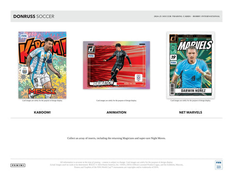 2024/25 Panini Donruss Soccer International Hobby Pack