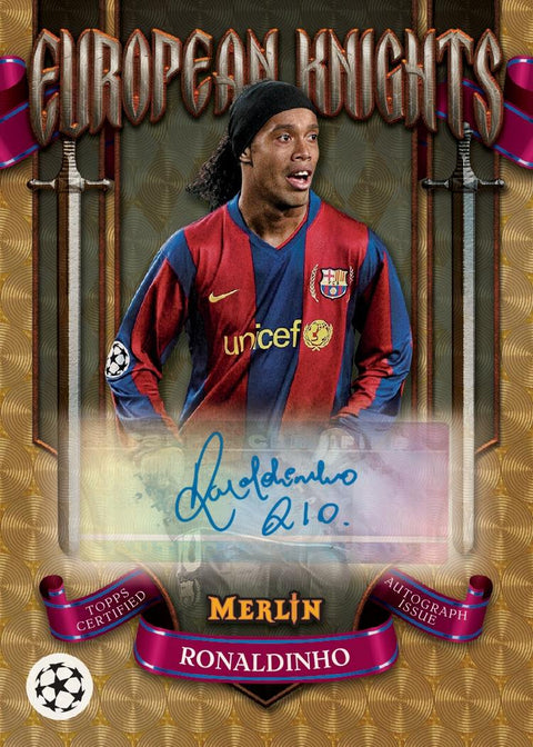 2024/25 Topps Chrome Merlin UEFA Club Competitions Soccer Breaker Delight