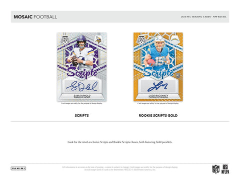 2024 Panini Mosaic Football Jumbo Value Pack
