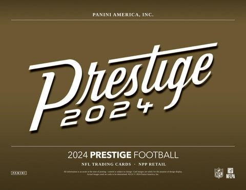 2024 Panini Prestige Football 24-Pack Retail Box