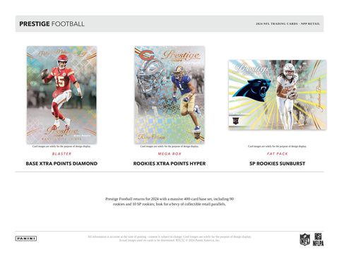 2024 Panini Prestige Football 24-Pack Retail Box