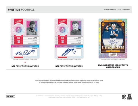2024 Panini Prestige Football 24-Pack Retail Box