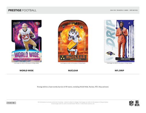 2024 Panini Prestige Football 24-Pack Retail Box