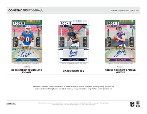 2024 Panini Contenders Football 5-Pack Blaster