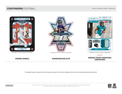 2024 Panini Contenders Football 5-Pack Blaster