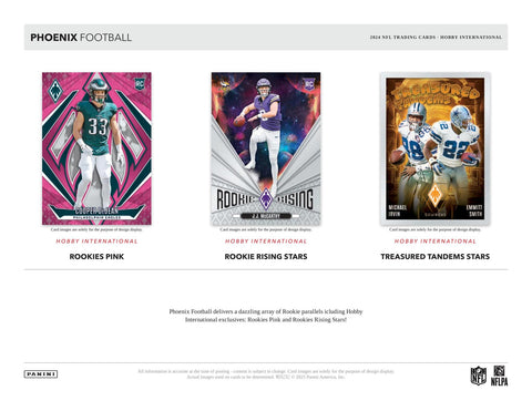 2024 Panini Phoenix Football Hobby International Mega
