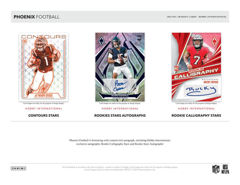 2024 Panini Phoenix Football Hobby International Mega