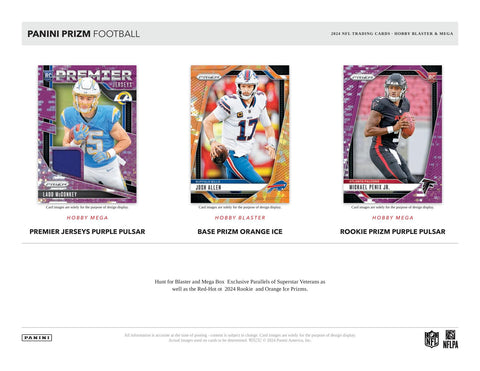 2024 Panini Prizm Football 6-Pack Hobby Blaster (Orange Ice Prizms!)