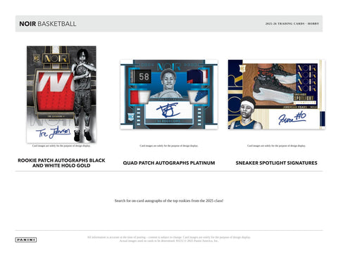 2025/26 Panini Noir Basketball Hobby