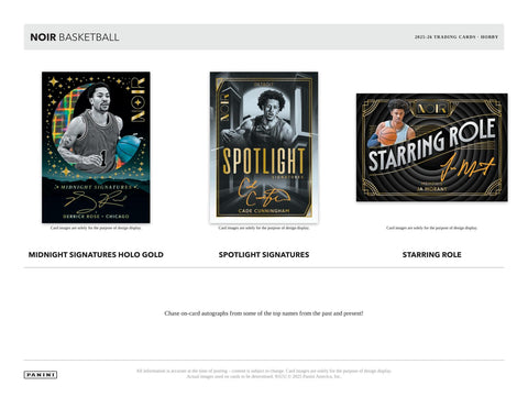 2025/26 Panini Noir Basketball Hobby