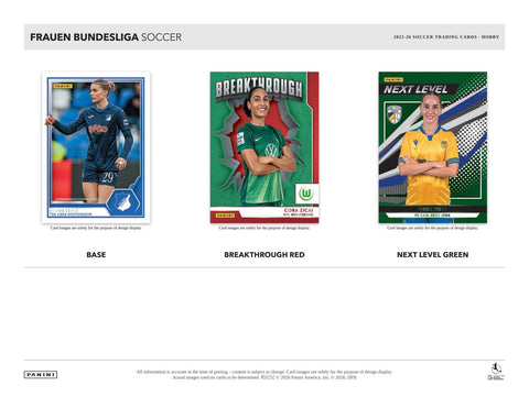 2025/26 Panini Frauen Bundesliga Soccer Hobby